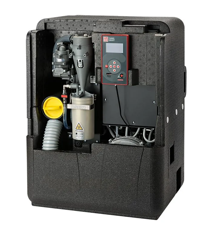 Aspiration Cattani Turbo-Smart Cube ouverte